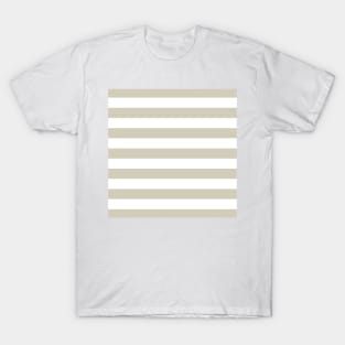 Beach Sand and White Stripes #pattern T-Shirt